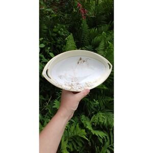 Decorative dish, Vintage, Mid Century,Hand painted serving dish, Nippon Japan